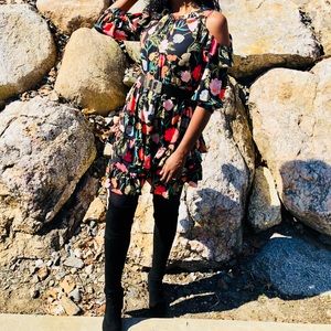 Kate spade blossom cold shoulder dress